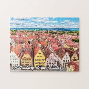 Puzzle Rothenburg ob der Tauber, Allemagne