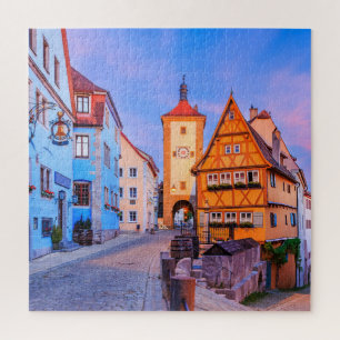 Puzzle Rothenburg ob der Tauber, Bavière, Allemagne.
