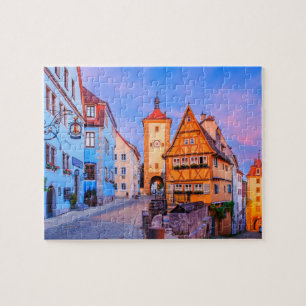 Puzzle Rothenburg ob der Tauber, Bavière, Allemagne.