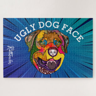 Puzzle Rottweiler sale chien visage 1000 pièce Jigsaw Puz