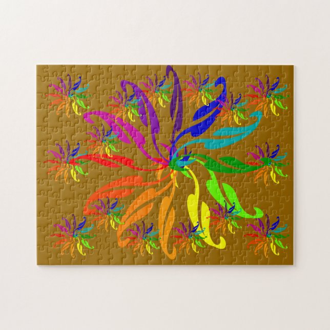 Puzzle - Roues de couleurs (Horizontal)