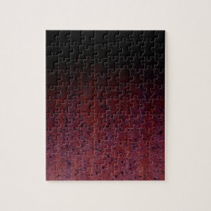 Puzzle Rouge Brun Noir Ombré Rouille Patine Métallique