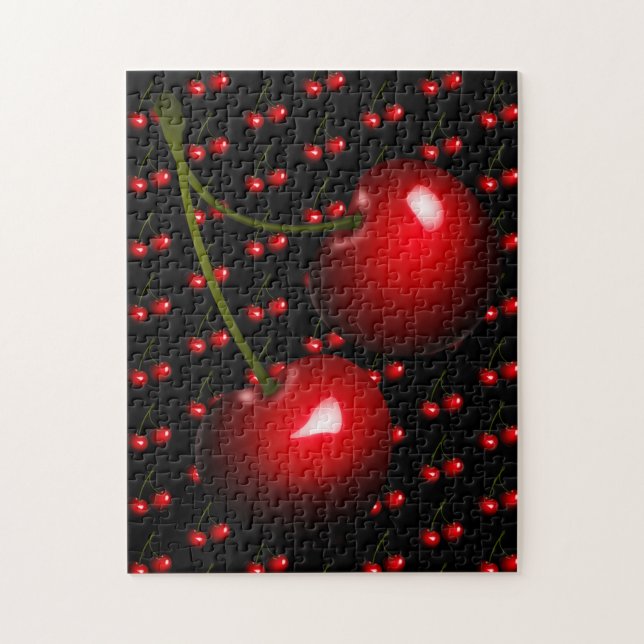 Puzzle rouge cerise - Doux (Vertical)
