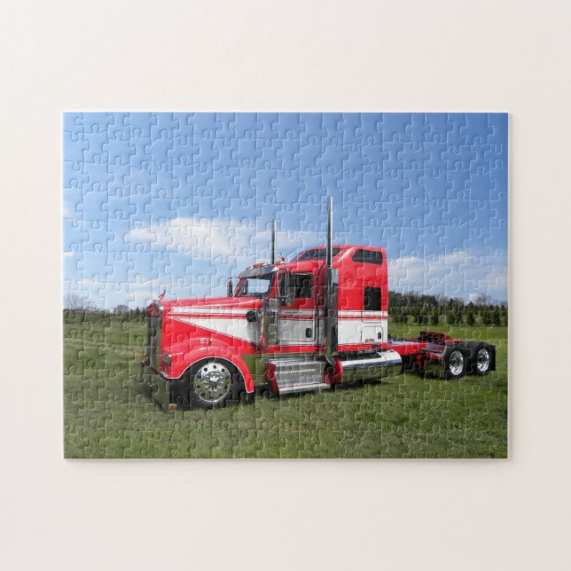 Puzzle rouge de Lanita Kenworth (Horizontal)