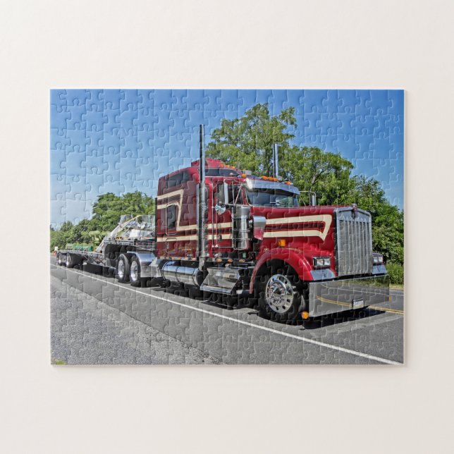 Puzzle rouge foncé de Lanita W900L (Horizontal)