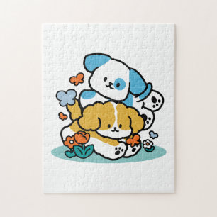 Puzzle Rouler En Mai Comme De Joyeux Pups - Mignonne Chie