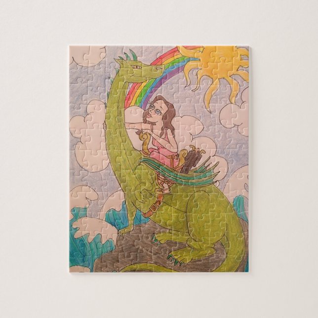 Puzzle Roulez avec des dragons (Vertical)