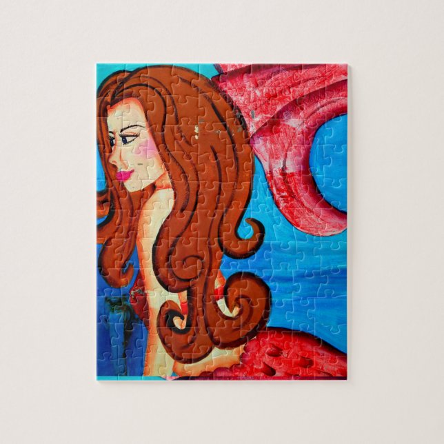 Puzzle rousse mermaid (Vertical)