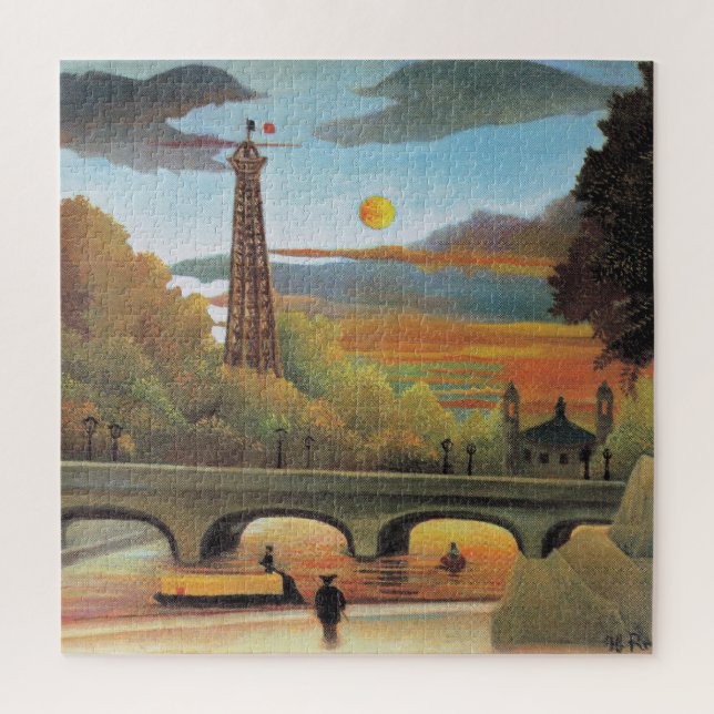 Puzzle Rousseau - Seine et Tour Eiffel (Vertical)