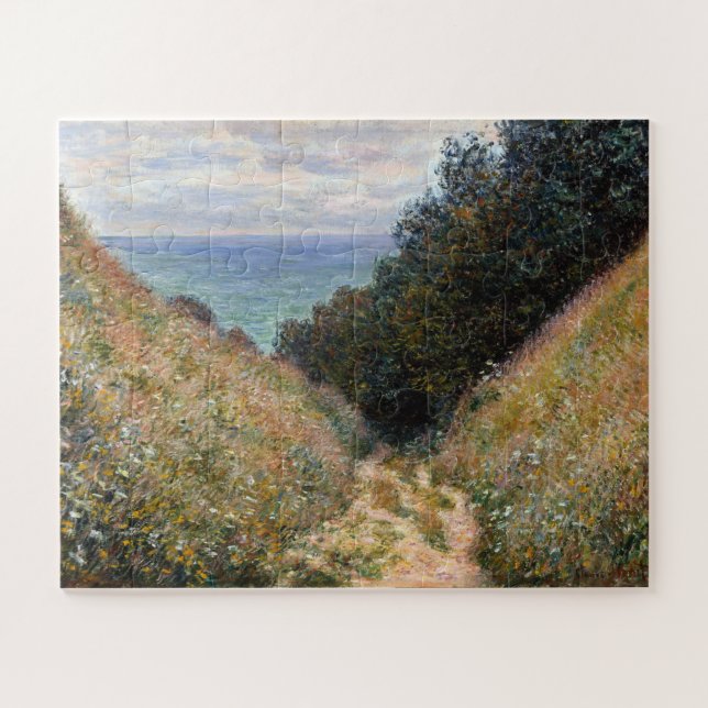 Puzzle Route à La Cavée, Pourville, Monet (Horizontal)
