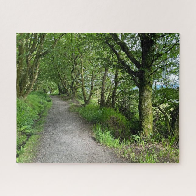 Puzzle Route de bois sur l'île de Bute Scotland sur une (Horizontal)