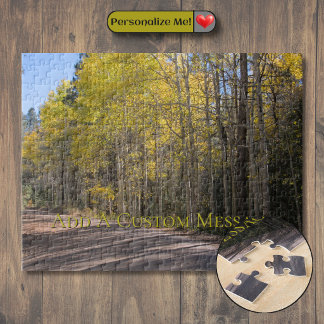Puzzle Route de Terre Automne Tremble