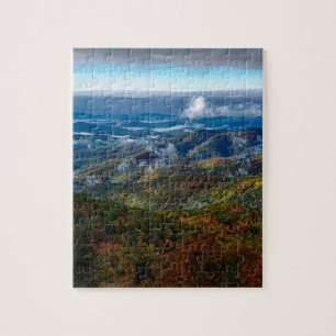 Puzzle route des montagnes fumées de blue ridge carolina