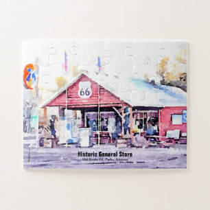 Puzzle Route historique 66 Arizona General Store Watercol