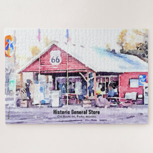 Puzzle Route historique 66 Arizona General Store Watercol