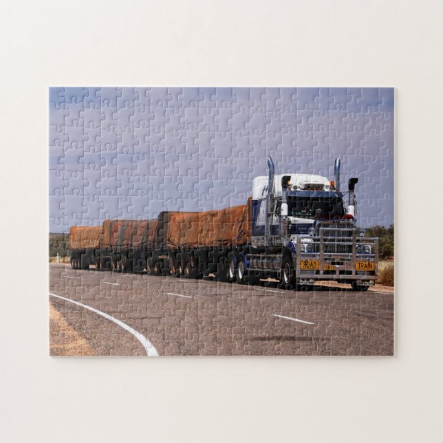Puzzle Route Truck Australia Lasseter Highway (Horizontal)