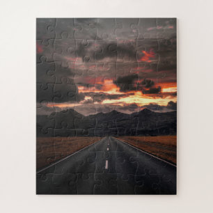 Puzzle Route vers Mountain Sunset