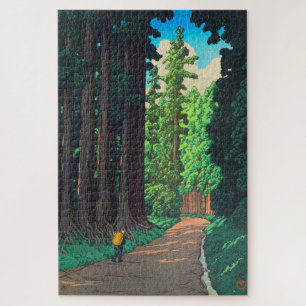 Puzzle Route vers Nikko par Kawase Hasui Art japonais
