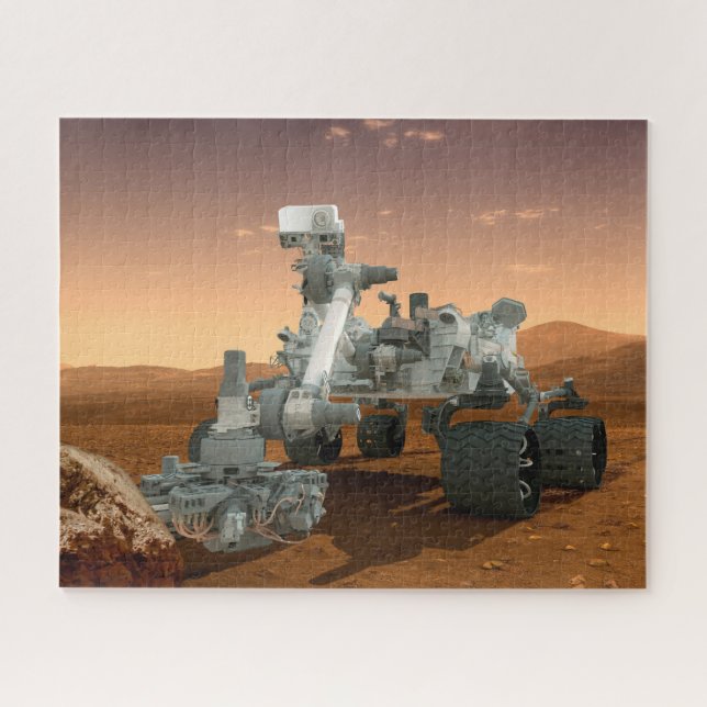 Puzzle Rover Curiosity Du Laboratoire Scientifique Mars.  (Horizontal)