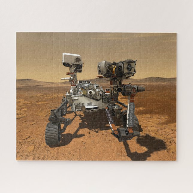 Puzzle Rover De La Persévérance Qui Fonctionne Sur La Sur (Horizontal)