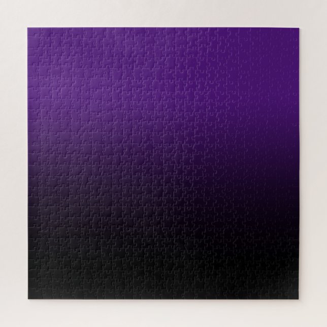 Puzzle Royal Purple et Black Ombre (Vertical)