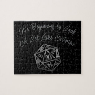 Puzzle RPG Critmas Old School Tabletop Roleplayer Dice