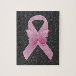 Puzzle Ruban rose de conscience