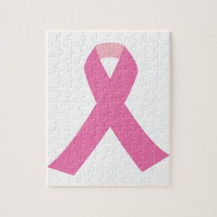 Puzzle Ruban rose de conscience de cancer du sein