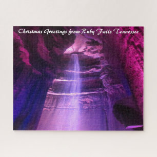 Puzzle Ruby Falls Tennessee. voeux de Noël