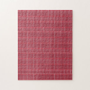 Puzzle Ruby Gemstone Art, Rouge