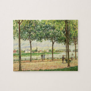Puzzle Rue d'Alfred Sisley des chataîgners