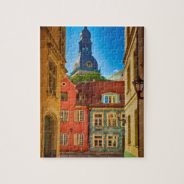 Puzzle Rue de la vieille ville| Estonie (Vertical)