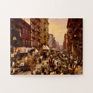 Puzzle Rue de New York 1890