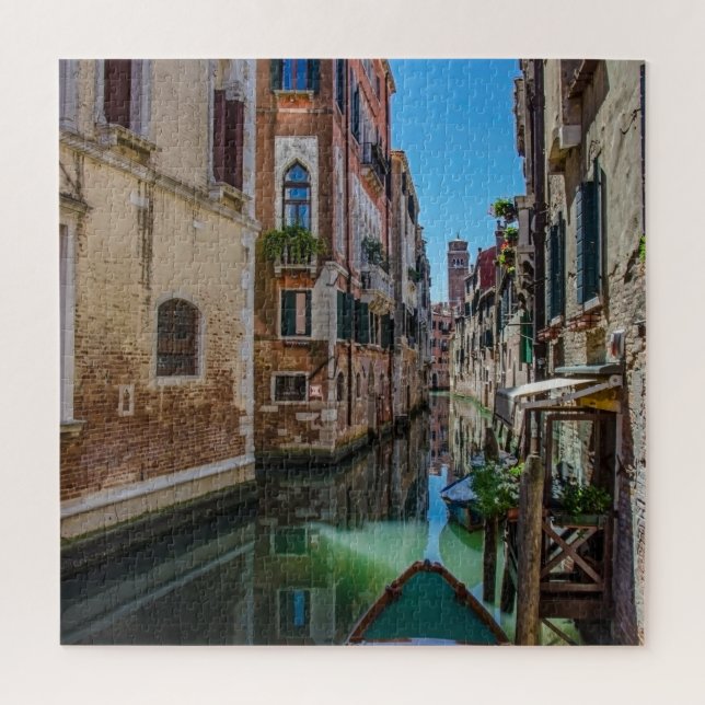 Puzzle Rue étroite avec canal à Venise (Vertical)