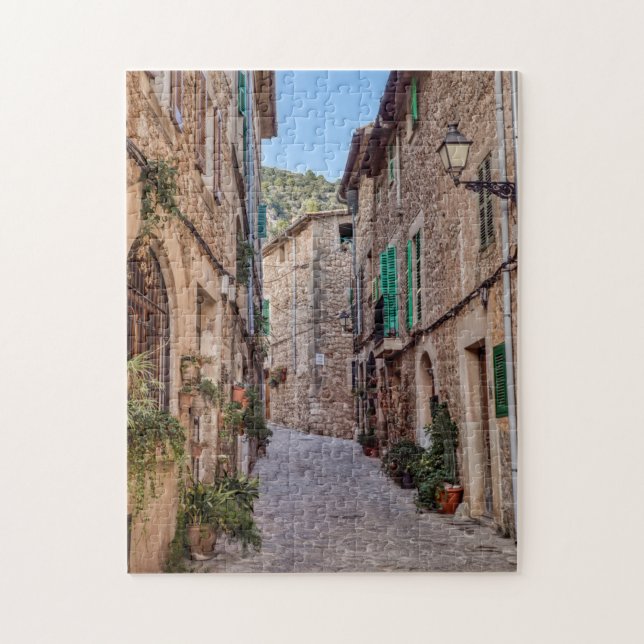 Puzzle Rue étroite dans le village de Valldemossa - Mallo (Vertical)