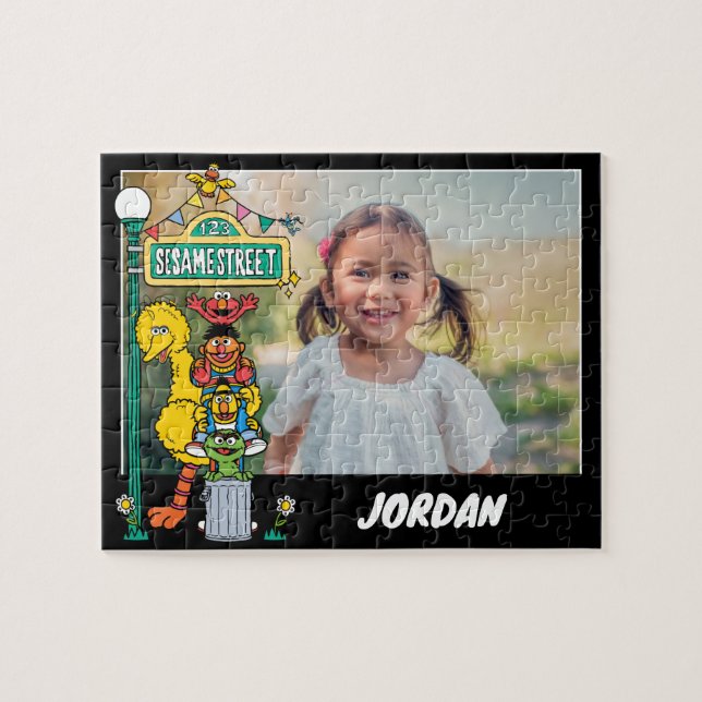 Puzzle Rue Sésame | Ajouter Votre Nom (Horizontal)