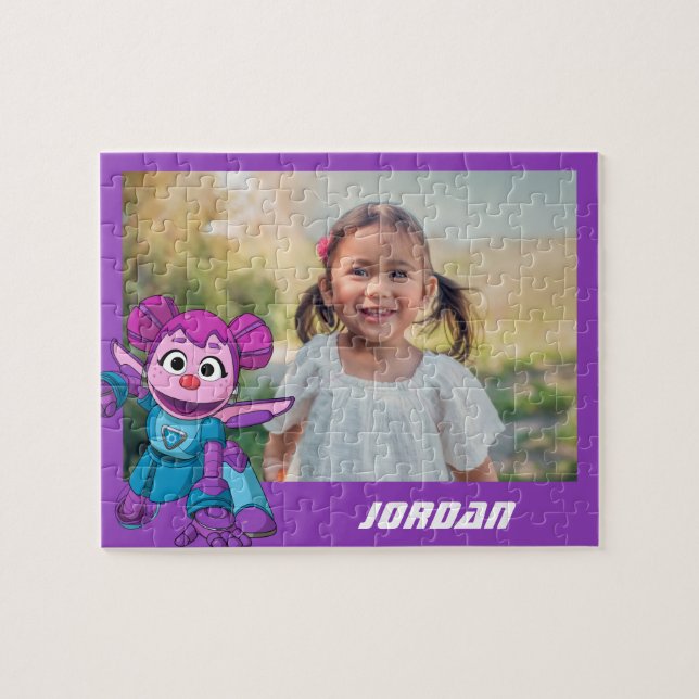 Puzzle Rue Sésame | Mécaniciens Abby | Ajouter un nom (Horizontal)