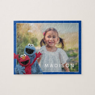 Puzzle Rue Sésame   Monstre Elmo & Cookie