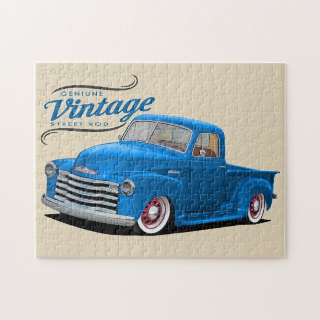 Puzzle Rue vintage bleue Rod (Horizontal)