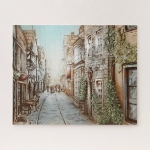 Puzzle Rues de Paris, France - Art Vintage pastoral