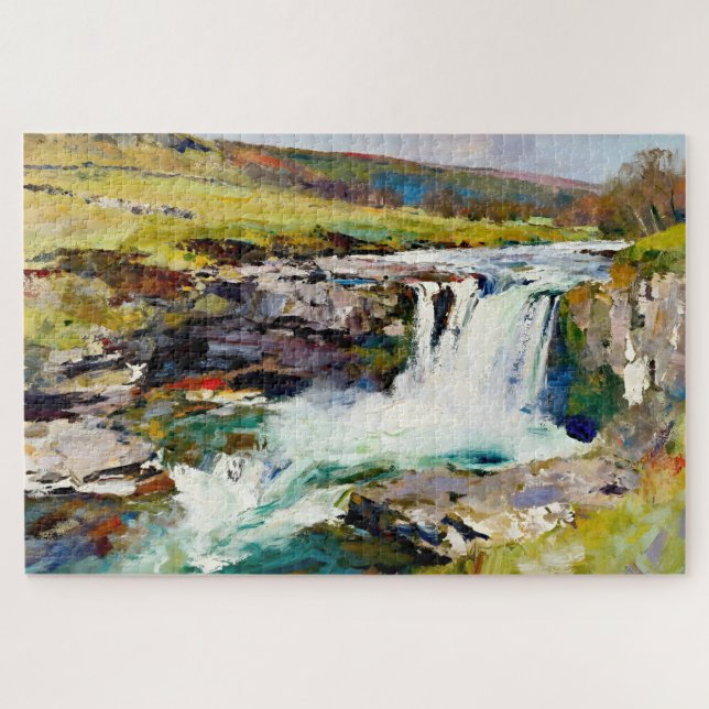 Puzzle "Rush of the Dales" - Un paysage du Yorkshire (Horizontal)