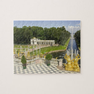 Puzzle Russie. Des pétrodvorets. Palais Peterhof. Pierre 
