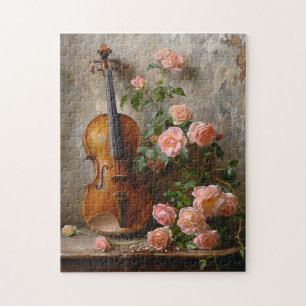 Puzzle Rustic Still Life avec Violon Vintage