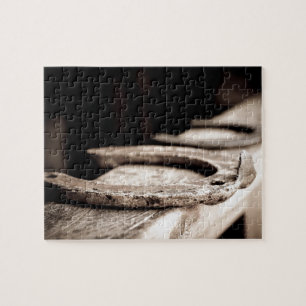 Puzzle Rustique western Horseshoe Country Life