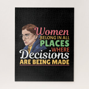 Puzzle Ruth Bader Ginsburg avocate féministe Juge