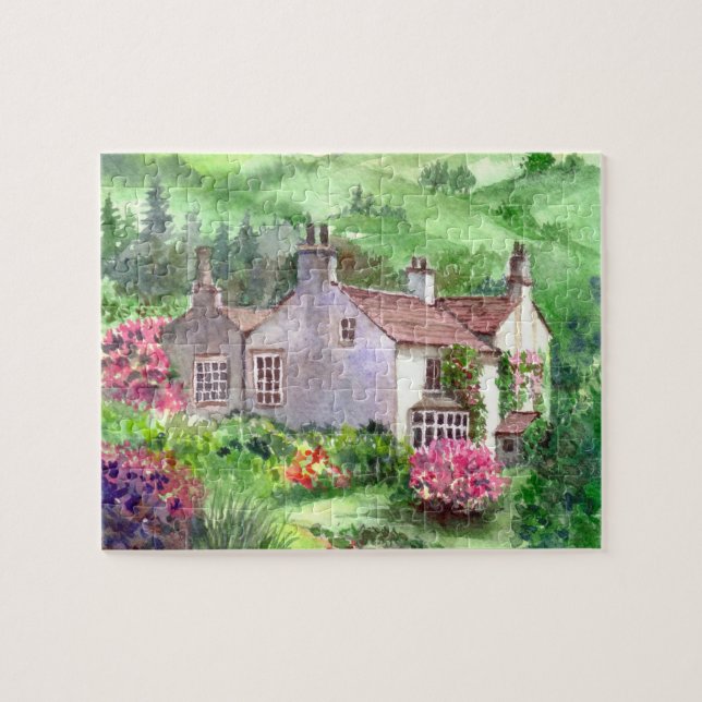 Puzzle Rydal Mount, William Wordsworth Accueil Aquarelle (Horizontal)