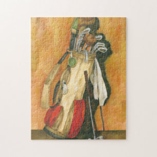 Puzzle Sac de golf avec le gant par Jennifer Goldberger