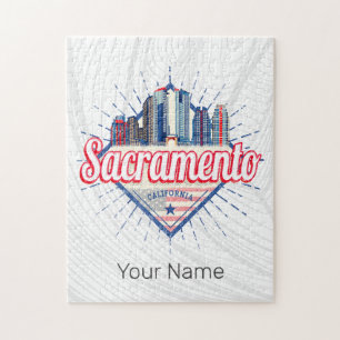 Puzzle Sacramento California États-Unis Skyline USA