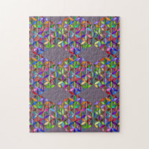 Puzzle sacré 11" de la géométrie x 14" (252