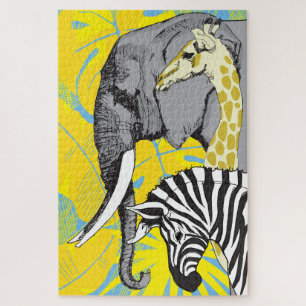 Puzzle Safari 20x30 pour les personnes aveugles